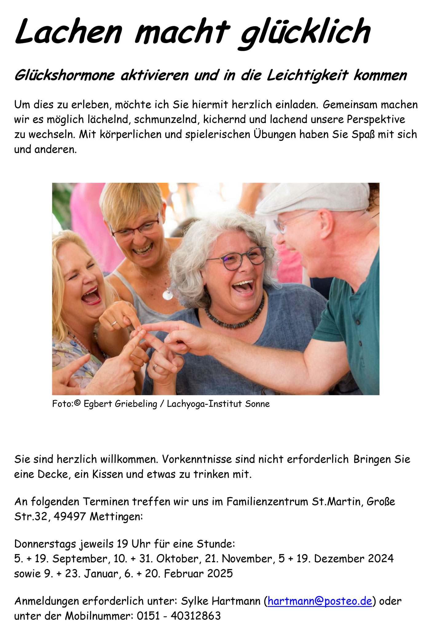 Lachen macht gluecklich 2024 2025